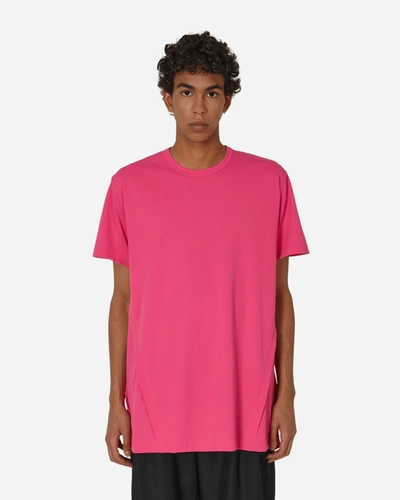 Comme Des Garçons Homme Deux Panelled T-shirt In Pink