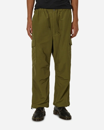 Comme Des Garçons Homme Deux Polyester Cargo Pants Khaki In Green