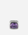 Abra Stone Ring Silver / In Purple