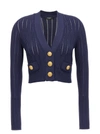 BALMAIN BALMAIN LOGO BUTTONS CARDIGAN