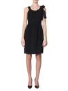 Boutique Moschino Chain-embellished Mini Dress In Black