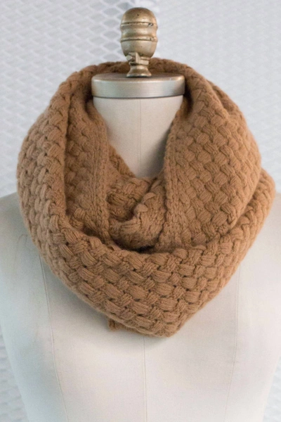 360cashmere Monica Scarf In Vicuna In Brown