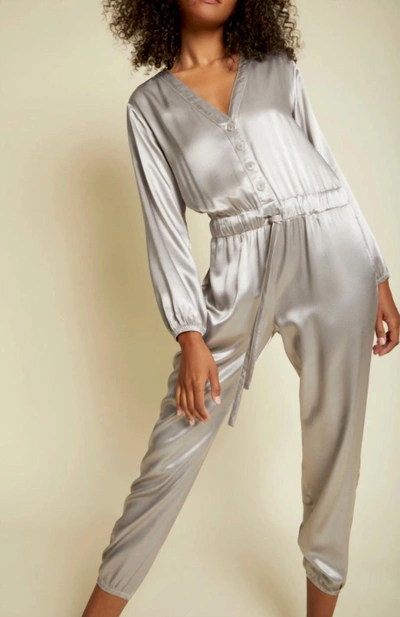 Nation Ltd Salma Jumpsuit In Silver