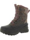 THE NORTH FACE CHILKAT V 400 WOMENS SUEDE FAUX FUR WINTER & SNOW BOOTS