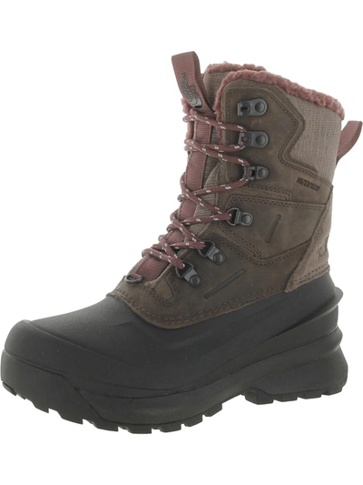 The North Face Chilkat V 400 Womens Suede Faux Fur Winter & Snow Boots In Multi