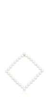 MAISON MARGIELA OVERSIZED FAUX PEARL EARRING IN WHITE