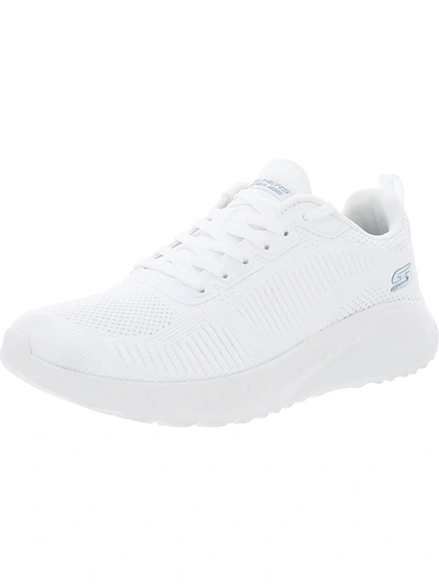 Bobs From Skechers Face Off Womens Knit Fitness Athletic And Training Shoes In White