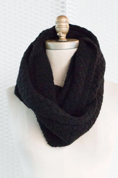 360cashmere Monica Scarf In Black