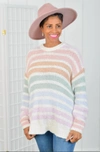 SHOW ME YOUR MUMU FLURRY SWEATER IN MULTI