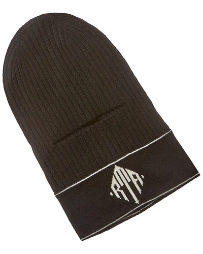 Rta Jay Wool & Cashmere-blend Ski Mask In Black