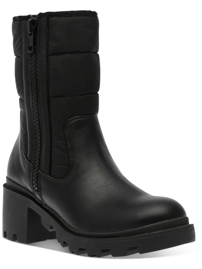 Dolce Vita Stazie Womens Lugged Sole Puffer Winter & Snow Boots In Black