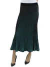 Nanette Lepore Ombré Sweater Knit Maxi Skirt In Green