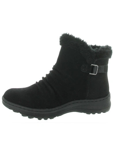 Naturalizer Alisha Womens Faux Suede Cold Weather Winter Boots In Black
