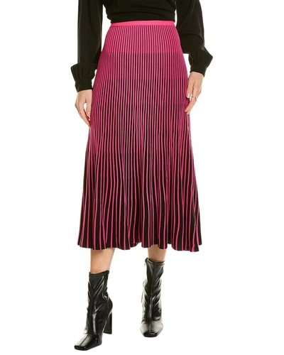 Nanette Lepore Ombré Sweater Knit Maxi Skirt In Pink