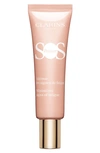 Clarins Sos Color Correcting & Hydrating Makeup Primer - Pink 1 Oz. In Pink