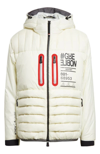 Moncler Monthey 羽绒填充夹克 In White