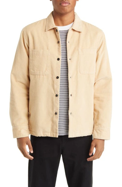 Obey Man Jacket Beige Size S Organic Cotton In Irish Cream