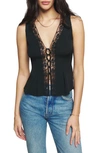 Reformation Cristina Top In Black