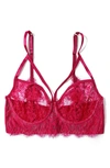 Hanky Panky Prabal Gurung Eyelash Underwire Bra Countess Pink