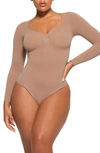 SKIMS SEAMLESS SCULPT LONG SLEEVE BODYSUIT