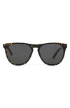 Diff Darren 55mm Polarized Round Sunglasses In Brown Multi
