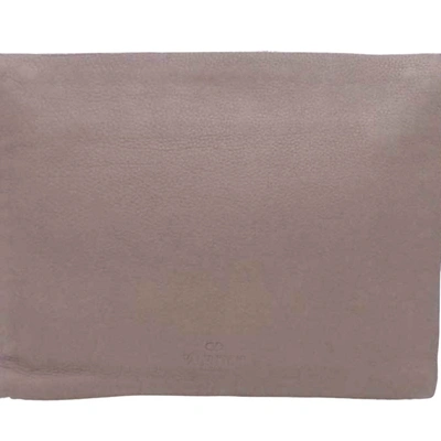 Valentino Garavani Grey Leather Clutch Bag ()