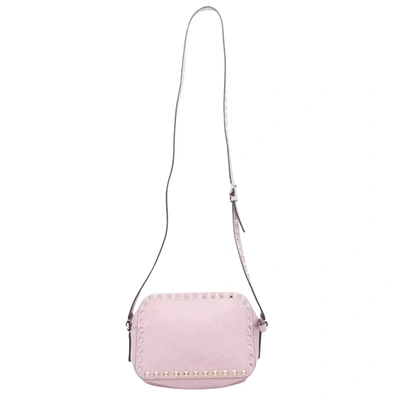 Valentino Garavani Rockstud Pink Leather Shopper Bag ()