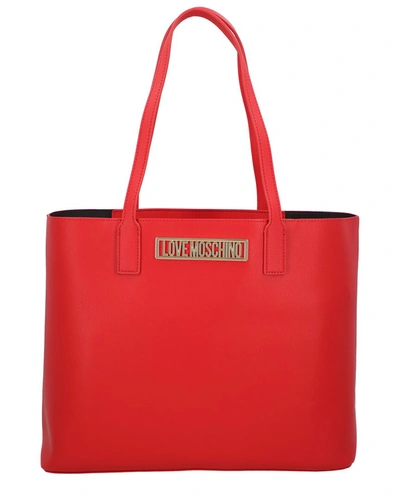 Love Moschino Tote Bag In Red