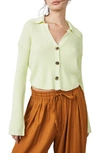 Free People Ella Button-up Sweater In Multi