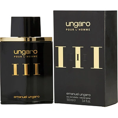 Ungaro 269604 3.4 oz Iii Eau De Toilette Spray For Men