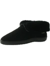 OLD FRIEND BOOTEE MENS SUEDE FUR LINED BOOTIE SLIPPERS
