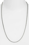 Konstantino Men's Braided Sterling Silver Chain Necklace