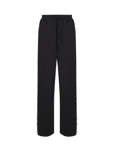 Dsquared2 Logo-tape Wide-leg Track Pants In Multi-colored