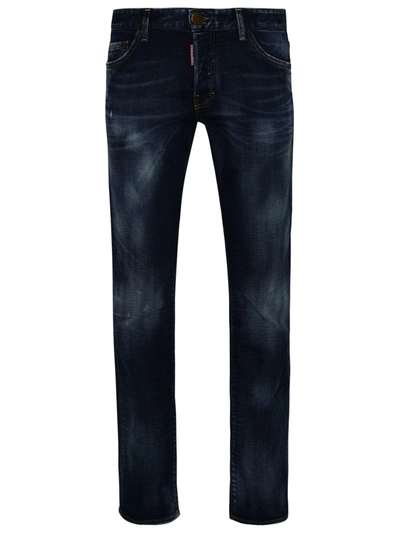 Dsquared2 Blue Cotton Slim Jeans