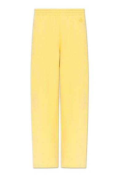 Moncler Elastic-waistband Sweatpants In Giallo