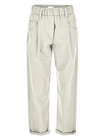 Brunello Cucinelli Baggy Trousers  In Default Title