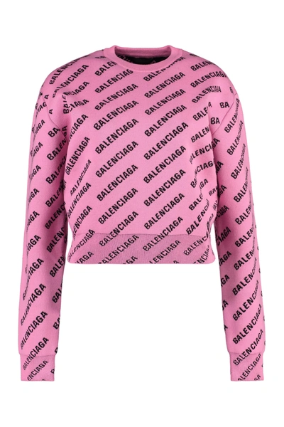 Balenciaga Jacquard Crew-neck Sweater In Default Title