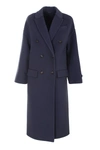 Brunello Cucinelli Coat In Blu