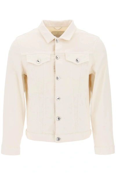 Brunello Cucinelli Denim Jacket In Off White (white)