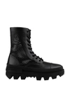 Moncler Carinne Perforated Ankle Boots In Nero