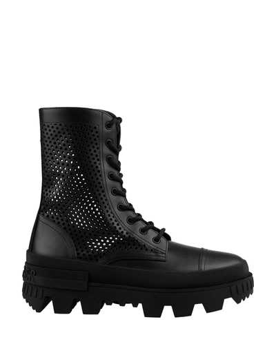 Moncler Carinne Ankle Boot In Nero