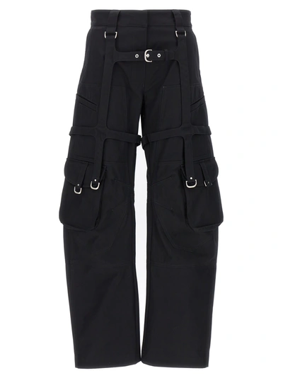 Off-white Cargo Pocket Harness Over Trousers In Black