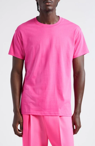 Stockholm Surfboard Club Logo T-shirt Fluo In Pink
