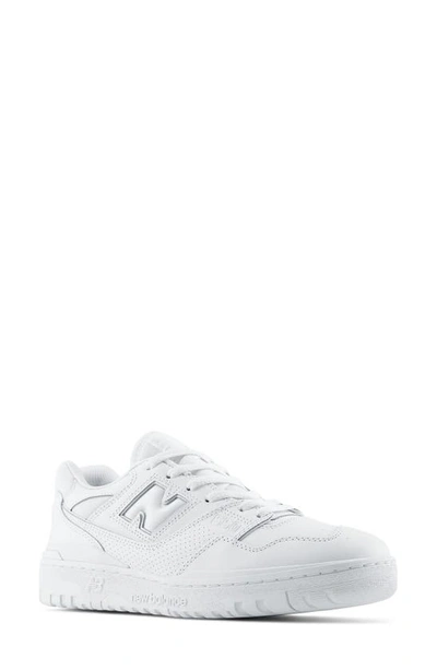 New Balance 550 Basketball Sneaker In White/ White