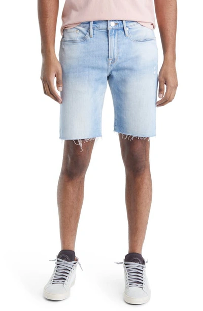 FRAME L'HOMME CUTOFF DENIM SHORTS