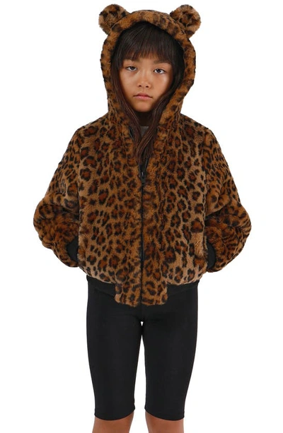 Apparis Unisex Lily Leopard Print Jacket - Little Kid, Big Kid