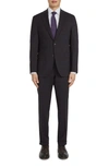 JACK VICTOR DEAN PLAID SOFT CONSTRUCTED STRETCH WOOL SUIT