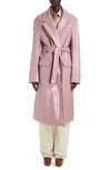 DRIES VAN NOTEN RAMBLING COATED TRENCH COAT