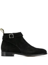 DOUCAL'S DOUCAL'S SUEDE ANKLE BOOTS WITH BUCKLE