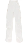 Darkpark Vivi Wide Leg Cargo Jeans In White